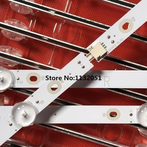 1SET=12PCS 55" LED STRIP For 55PUS6162 55PUS6262 55PUS6703 55PUS6753 55PUS6753/12 55PUS7303 TPT550DU2 TPT550U2-EQYSHM T550QVN05