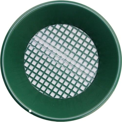 Genuine SPYONWAY 14 Inches Gold Sieve New Green Plastic River Nugget Sifting Classifier Gold Washing Pan Promotion Fast Delivery