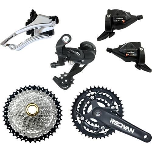 MTB bike 9speed derailleur group front derailleur+rear derailleur complete bicycle groupset