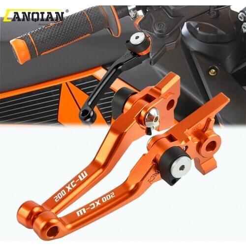 Motorcycle Accessories DirtBike Handle Folding Brake Clutch Lever For 200XCW 200 XCW 2009 2010 2011 2012 2013 2014 2015 2016