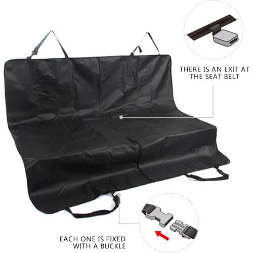 Dog Car Seat Cover 100% Waterproof Pet Travel Mat Hammock For Small Medium Large s Rear Back Safety Pad
