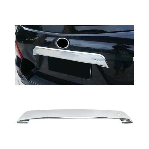 ABS Chrome Rear Door Trunk Lid Stripe Cover Trim For Toyota Highlander 2008-2013