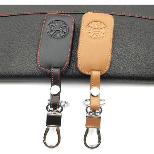 Hot Sale 100% Leather Case Cover For Toyota RAV4 2009 2011 RAV 4 Yaris 2011 Car Key Wallet Car Styling 3 Buttons Remote