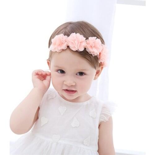 Fashion Baby Headband Flower Bows Toddler Hairbands Turban Newborn Hair Accessories for Baby Girls Kids
