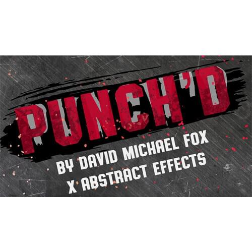 Punch'd(Gimmicks and Online Instructions) by David Michael Fox Magic Tricks Magia Magician Illusion Gimmicks Prop Funny Card