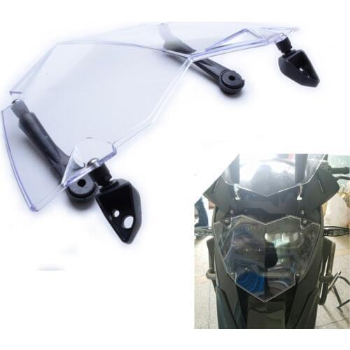 Clear Front Headlight Guard Cover Lens Protector For BMW R1200GS WC 2013-2017 ADV WC 2014-2017 Motorcycle Accessories