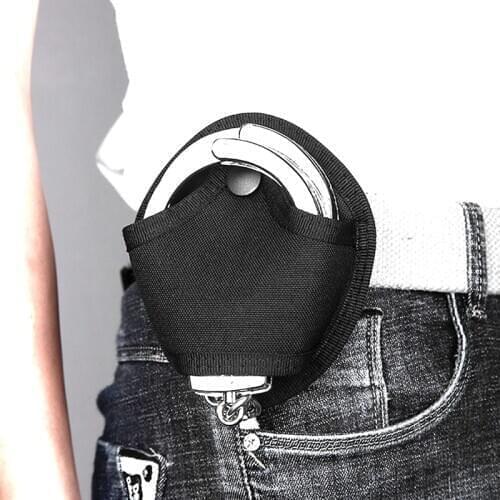 Tactical Molle Handcuff Case Holder Pouch Military Outdoor Hunting Waist Belt Loop Bag Airsoft Police Handcuffs Holster