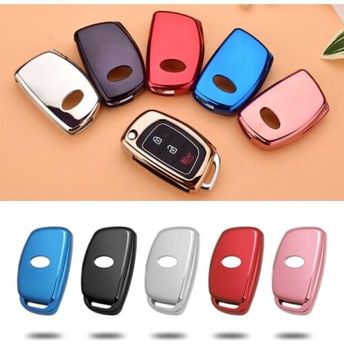 New car styling TPU remote control key cover for Hyundai Creta Ix25 IX35 Avante Mistra key bag car shell auto car accessories