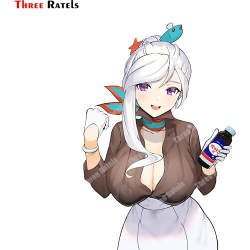 Three Ratels B143 Anime Game Fatima Last Origin For Car Door Decoration Stickers Auto Accessory Vinyl Material Decals