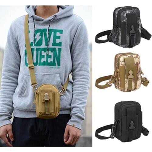 Outdoor Hunting Hiking Camping Bag Millitary Tactical Bag Pouch Belt Loops Waist Bag Mobile Phone Case Crossbody Shoulder Bags