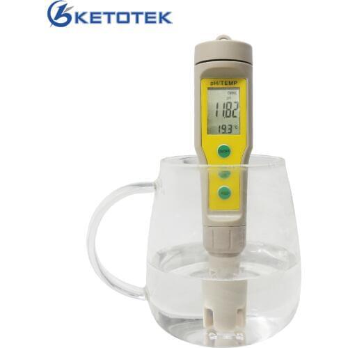 2 in 1 Professional PH / Temp Meter Waterproof Acidity Meter Water Quality Purity Tester for Drinking Water Aquarium Pool