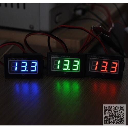 0.56inch DC2.5-30V mini Car Motor Red display LED Digital Voltmeter Volt Voltage Panel Meter