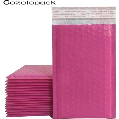10PCS Hot Pink Poly Bubble Mailer Padded Envelopes Self seal Mailing Bags Bubble Envelopes Postal Bags Shipping envelopes