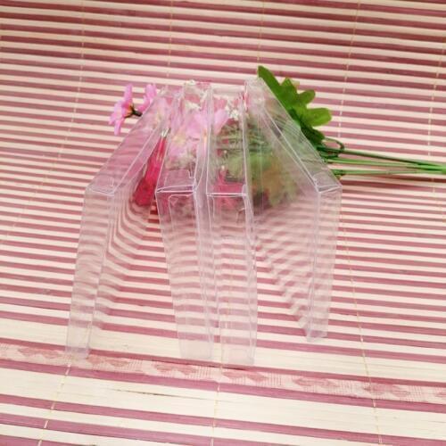50pcs ABB Clear Transparent Pvc Plastic Box Gift Packaging Box for Jewelry Gift Box Packaging Display Christmas Gift Box Storage