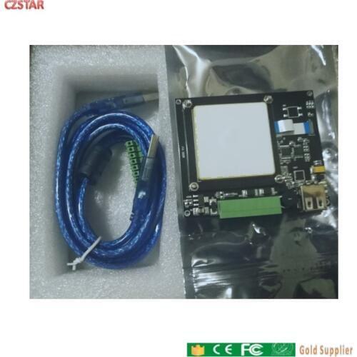 Auto-reading rfid tags 26dbm RF Power adjuctable uhf gen2 rfid module reader come with integrated 2dbi antenna