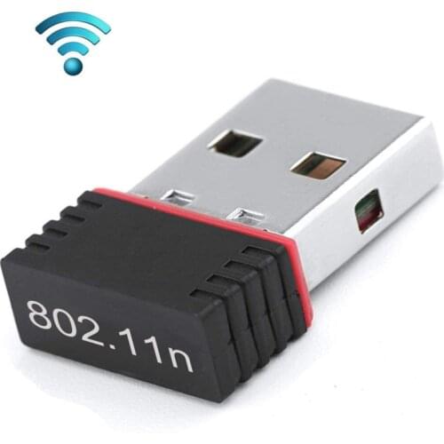 150Mbps USB Wifi Wireless Adapter Mini Network Dongle For Windows Linux 802.11n Computer Network Card Receiver Fastshipping