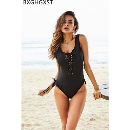 One Piece Swimsuit Women Black Swimsuit Sexy Sheer Swimsuit Plus Size Swimwear 2021 Large Size Swimwear Monokini Купальник 5xl