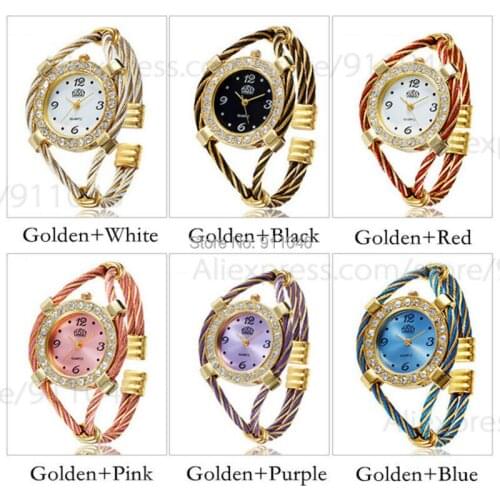 CLDR Women's Watches With Rhinestones