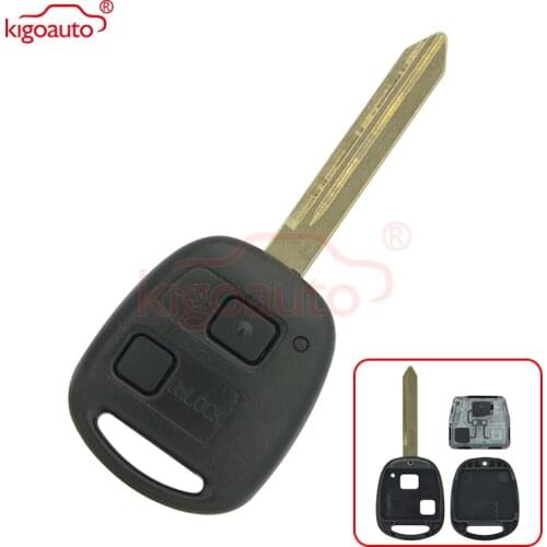 Denso(not Valeo) Kigoauto 736670-A Remote key 2 button 434mhz with 4D70 chip TOY47 blade for Toyota yaris 2004-2009