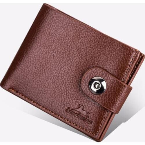 Hot Sale Slim Leather Multi-card-bit Bag Men Wallet Credit Card Cow Pick Up Package Bus Card Wallet Billetera Portemonnee