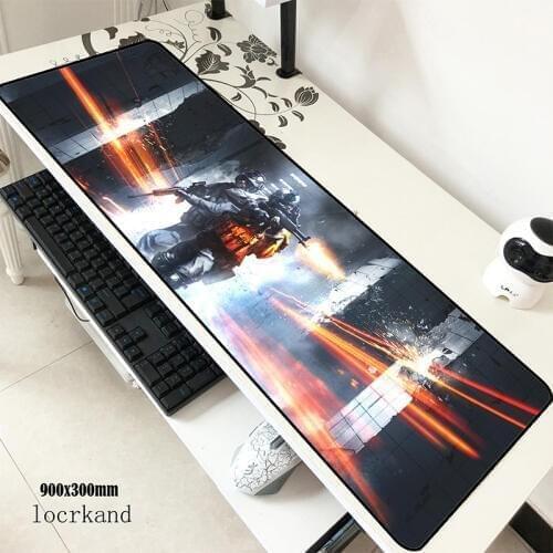 Battlefield mats 900x300x3mm thick gaming mouse pad big keyboard mousepad New arrival notebook gamer accessories padmouse mat