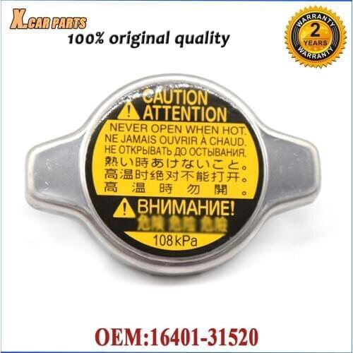 Car Radiator Coolant Cap 16401-31520 For Toyota Avalon Camry Highlander Prius C Yaris Lexus ES300 ES300h ES350 GS300 GS400 RX350