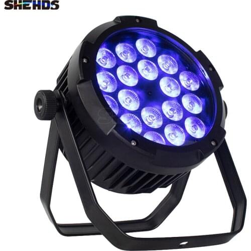 Hot Sales LED Flat Waterproof 54x3W / 18x18W /12W Par Light DMX Controller Party Dj Disco Bar Strobe Dimming Effect Projector