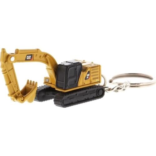 Diecast CAT 320 Engineering Vehicle Model Toy Keychain Pendant Alloy Excavator Small Gift Decoration Souvenir Excavator Model