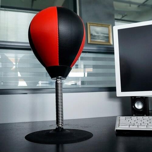 Newest Liftable Boxing Rack Suit Desktop Boxing Speed Sanda Ball Suction Cup Vent Ball Vertical Punching Bag Decompression Ball