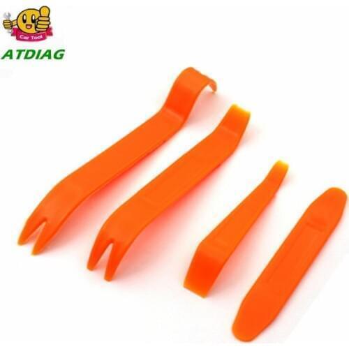 New 4pcs Portable Auto Car Radio Panel Door Clip Panel Trim Dash Audio Removal Installer Pry Kit Repair Tool CNP