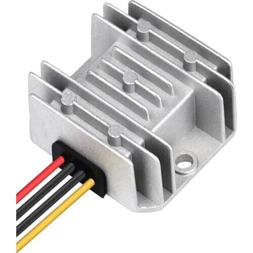 DC Voltage Converter Regulator DC 24V Step Down to 13.8V 10A 138W Waterproof Car Power Supply Electronic Buck Transformer for Go