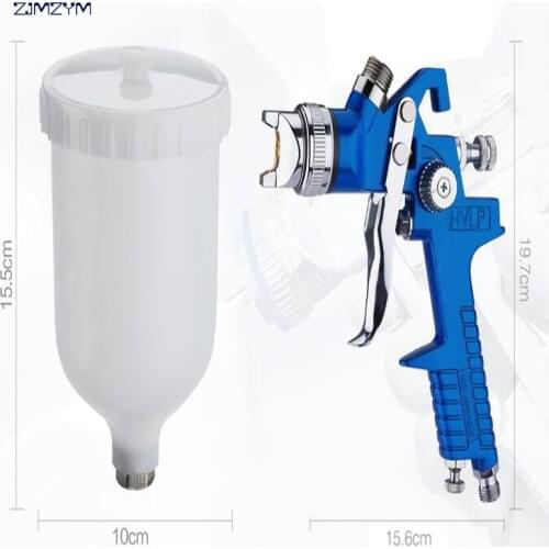 Professional H-827P Air Spray Paint Gun Set Car Auto Painting Kit capacity 600ml 1.4mm/1.7mm/2.0mm Nozzle Very good Atomization