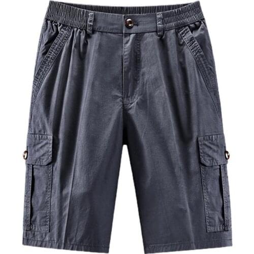 Workout Shorts Men Short Trouser Straight Leg Multiple Pockets Breathable Casual Men Sweat Shorts for Outdoor New 2021