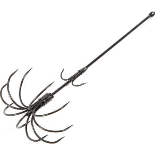 Overturned Hooks Anchor Squid Aconitum Chapter Treble Umbrella Fishing Hooks Explosion String Fishhook Ocean Sea Anzol Peche