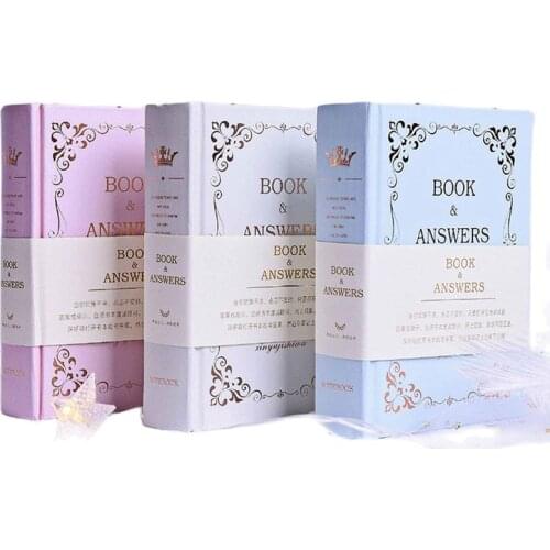 Diary Notebook With Book And Answers Cover 208 Sheets Ruled Notebooks Hard Cover Sketchbook Stationery Planner Cuaderno Agenda