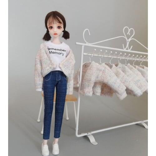 1PCS Doll Blyth Clothes Long Sleeve Knitted Coat for Licca Pullip Barbies ob24 Blyth 1/6 Doll Accessories Clothing