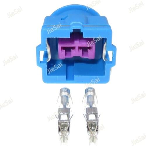 2 Pin 3.5 Series Car Wire Harness Unsealed Wiring Electric Cable Blue Socket Automotive Connector With Terminal