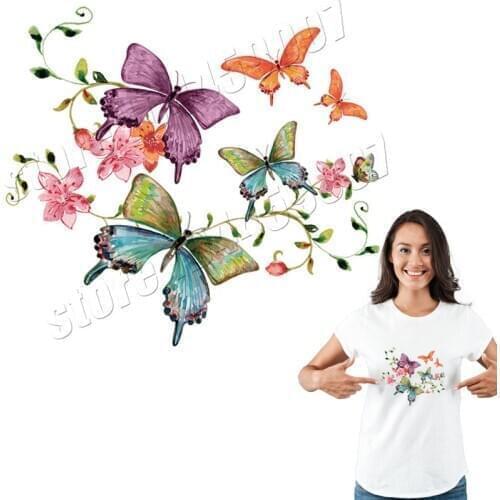 3D Butterfly Sweet Stickers Delicate Environment Friendly Decor Parches For Clothes DIY Washable Handmade Quality Patches