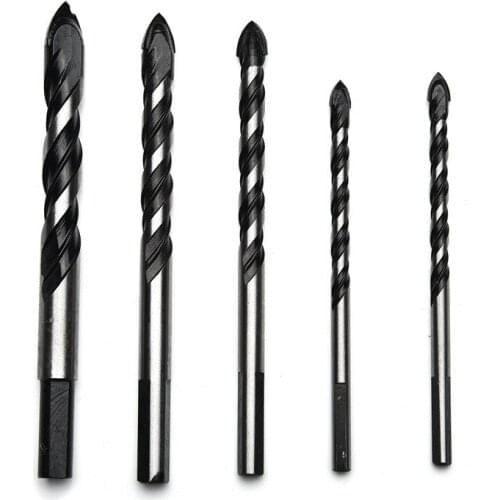 5PCS 5/6 / 8/10/12 mm electric high quality steel center drill bit professional woodworking auger DIY metal masonry drilling