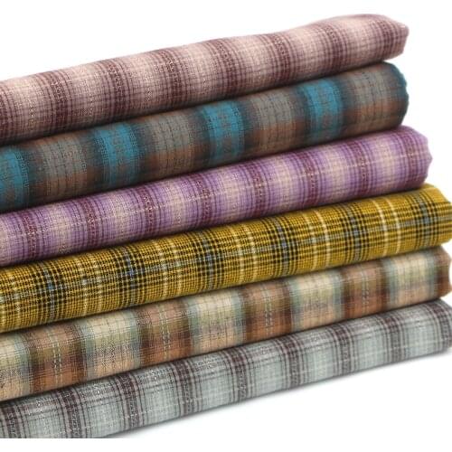 50*140cm DIY Japan Little Cloth Group Yarn-dyed fabric,for Sewing Handmade Patchwork Quilting , Stripe Dot Random