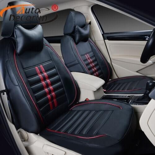 AutoDecorun dedicated covers seat for infiniti ESQ accessories car seat cover set PU leather seat cushion supports cover styling