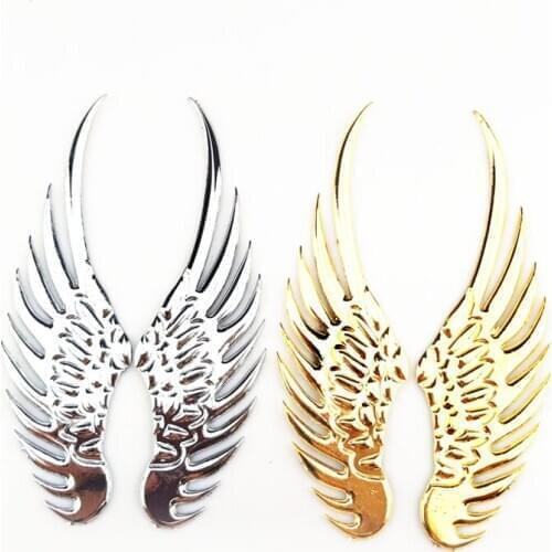 Car Styling Fashion Metal Stickers 3D Wings for Lexus ES250 RX350 330 ES240 GS460 Honda CRV Accord Odeysey Crosstour FIT Jazz