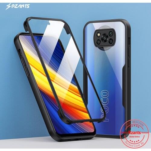 Rzants ForXiaomi POCO X3 NFC POCO X3 Pro Case [360 Bettle] Full Protection Cover Soft Transparent Shockproof Phone Casing