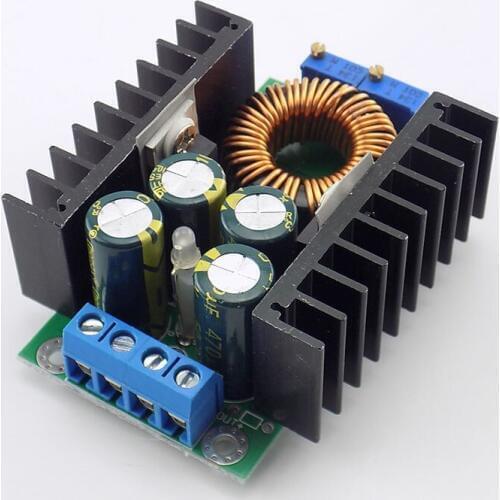 DC-DC Power supply Module LED Indicator CC CV Buck Converter Step-down 7-32V to 0.8-28V 12A 300W Module Board Voltage regulator