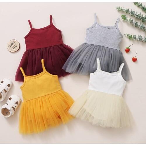 0-18 Monthes Nebworn Baby Girls Mesh Romper Dress Cotton Infant Toddler Summer Sleeveless Suspender Skirt Infant Jumpsuit