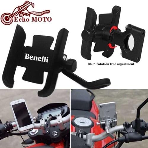 For Benelli TRK 502 502X TRK502 BN TNT 125 300 600 Leoncino 250 500 Motorcycle handlebar Mobile Phone Holder GPS stand bracket