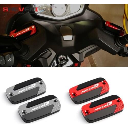 For SYM MAXSYM TL 500 Maxsym TL500 2020 High quality Motorcycle CNC Aluminum Front Brake Reservoir Fluid Tank Oil Cup Cover Caps