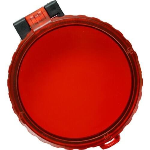 EAGTAC Red Filter w/ Flip Cover (plastic) for T G S M Series LED Flashlight