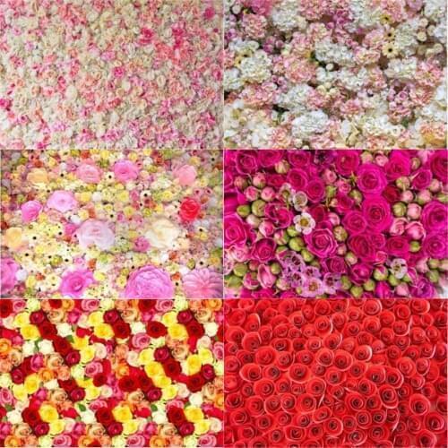 Photography Backdrop Wedding Photo Wall Background Rose Flower Stage Ceremony Baby Birthday Party Love Portrait For Photo Studio