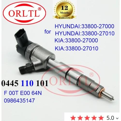ORLTL New Common Rail Injector 0 445 110 101 0445110101 33800-27000 33800-27010 33800-27000 33800-27010 FOR HYUNDAI KIA